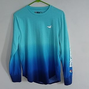 Blue hollister shirt